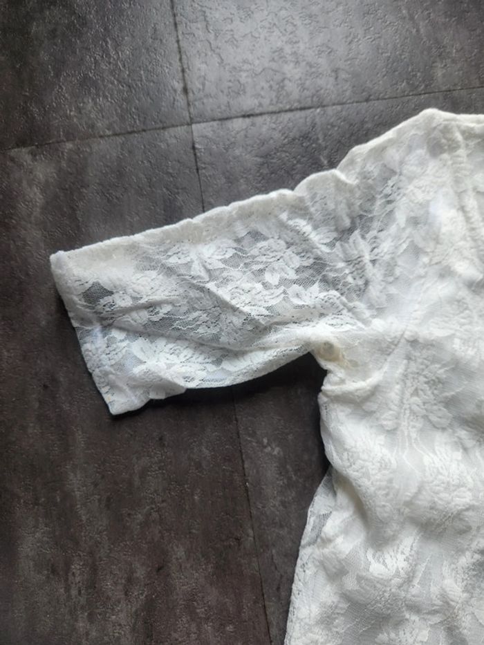 Robe dentelle blanc cassé - photo numéro 4