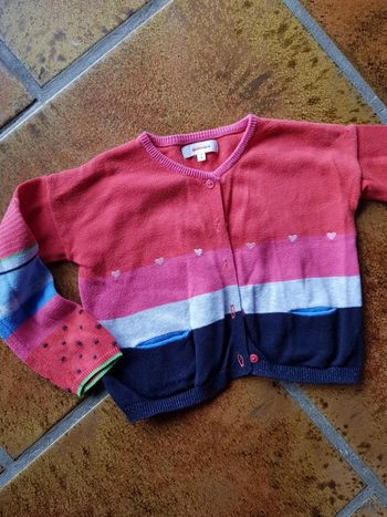 Sublime gilet catimini fille 3ans