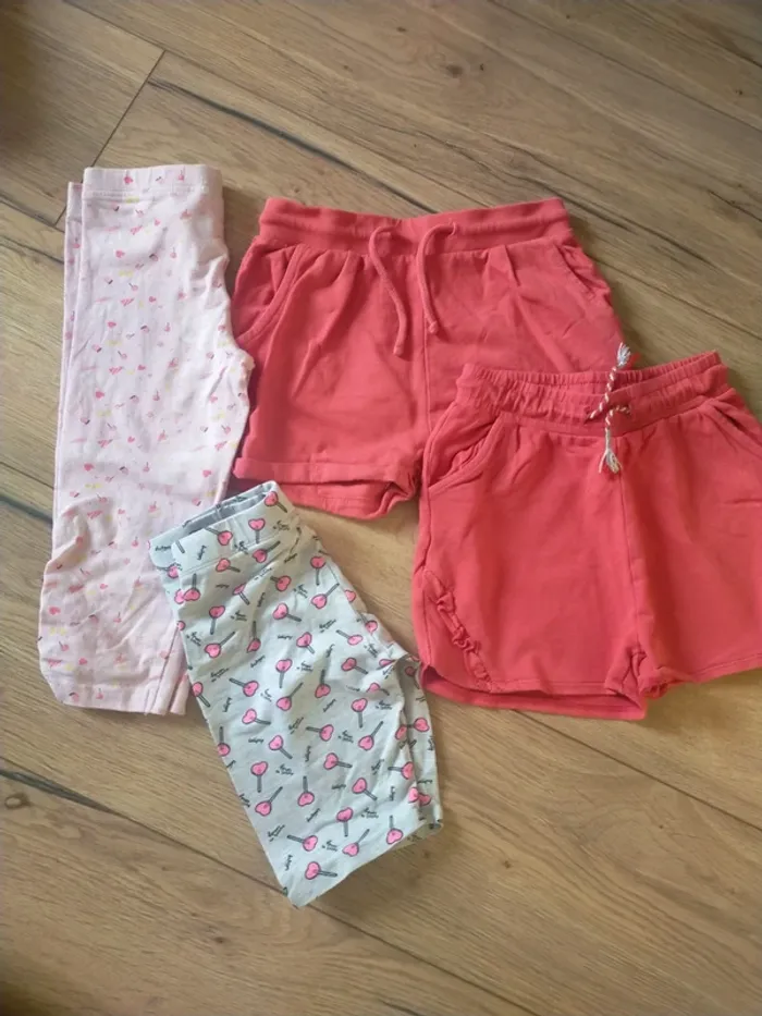 Lot short pantacourt 6 ans