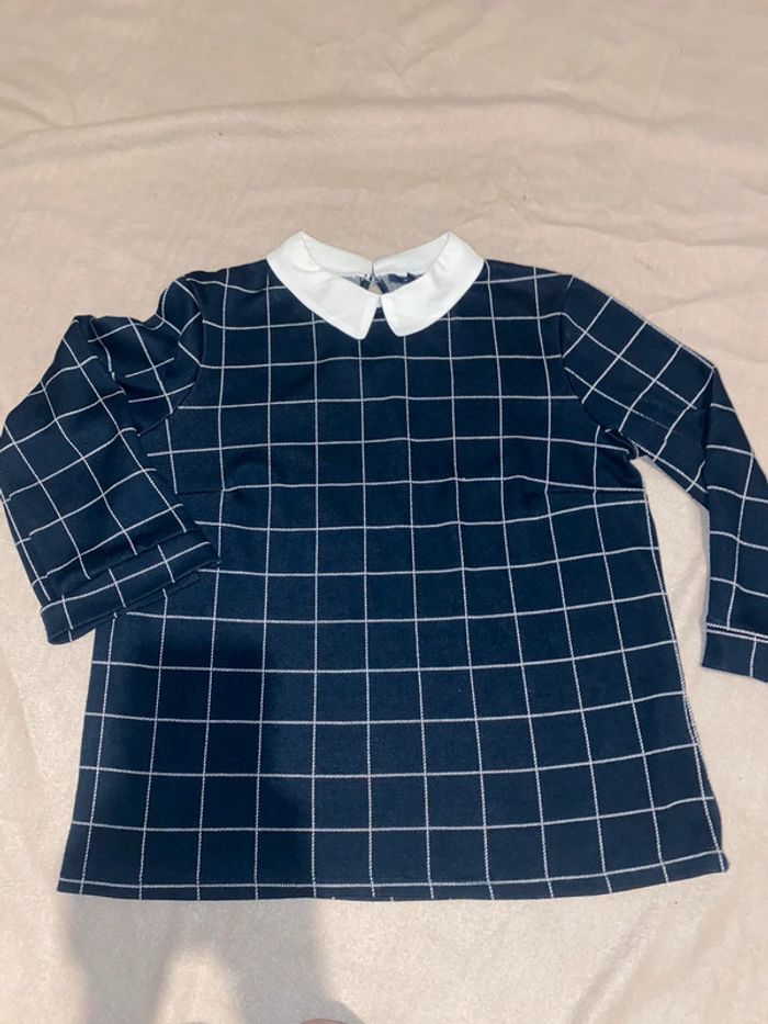 Blouse à carreaux
