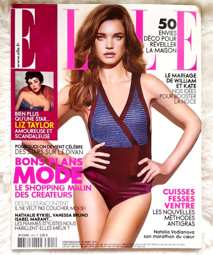 Magazine Elle n°3405 avril 2011 spécial Natalia Vodianova