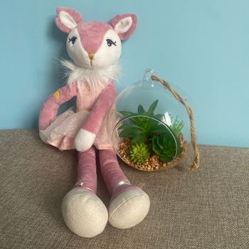 Doudou faon biche kaloo  grand modèle