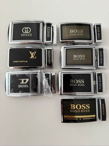 Lot de 7 boucles de ceintures