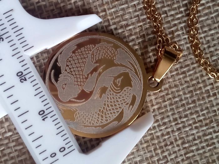 Collier yin yang poisson - photo numéro 2