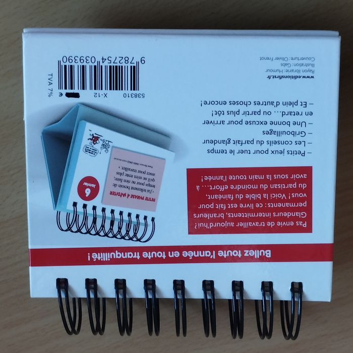 Calendrier à poser 365 astuces pour glander au boulot - photo numéro 9