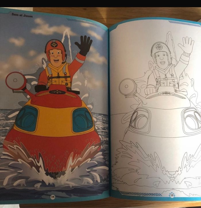 Livre coloriage Sam le Pompier - photo numéro 3