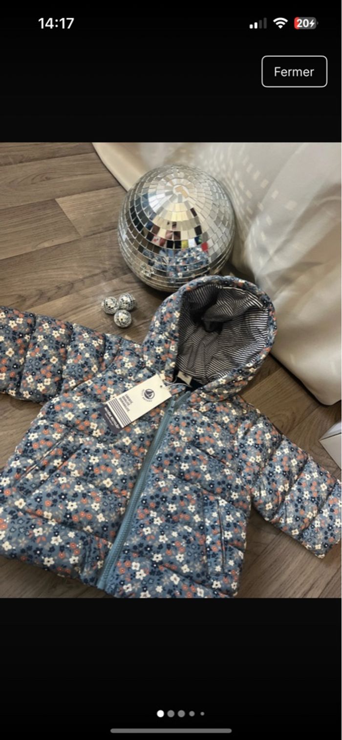 Doudoune petit  bateau 6 mois