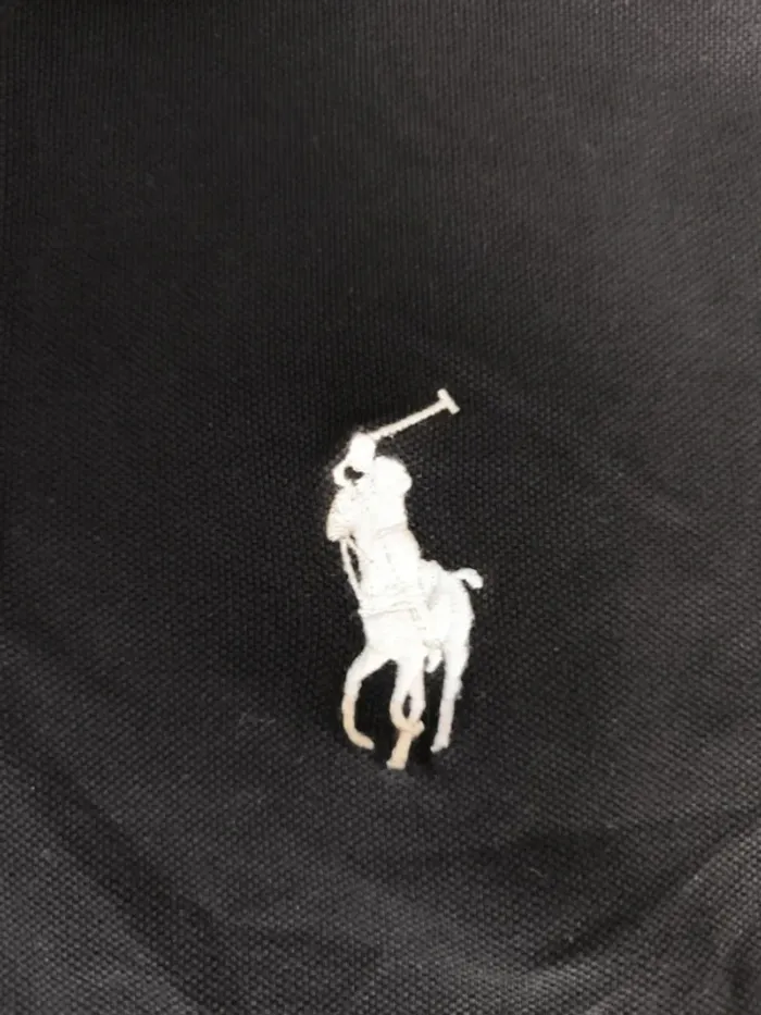 Polo Ralph Lauren homme M custom slim fit noir equipe Allemagne - photo numéro 4