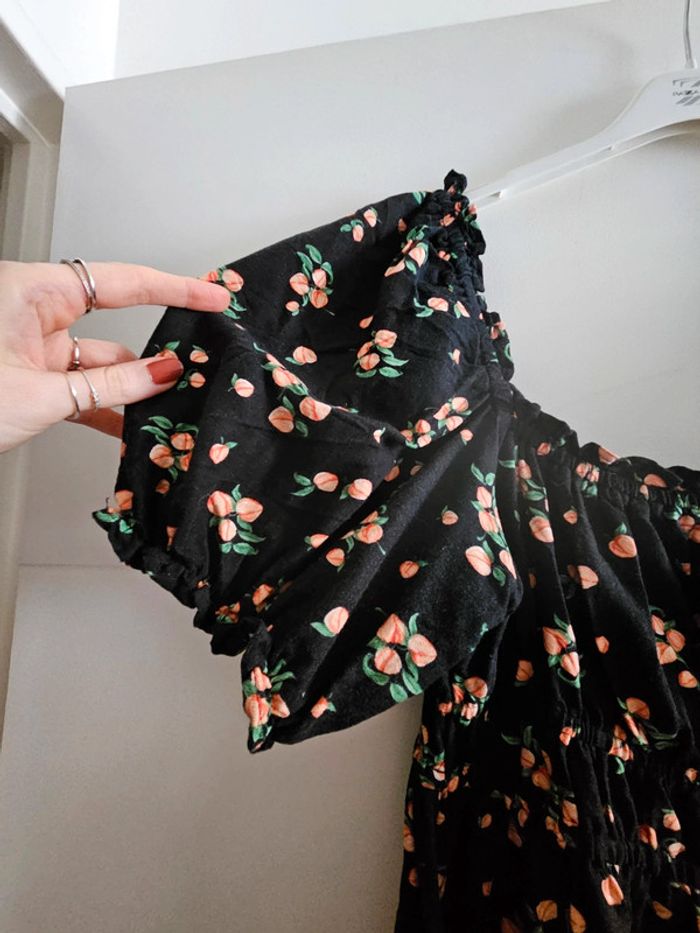 Robe pin-up imprimée fruits New Look - photo numéro 4