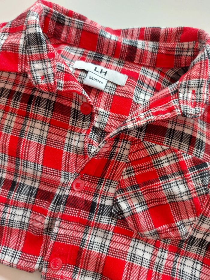Chemise à carreaux La Halle - photo numéro 3