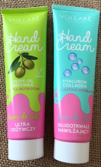 Lot 2 crèmes mains - Vollaré Cosmetics