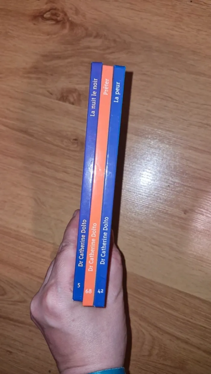 Lot de 3 livres Docteur Catherine Dolto la peur / prêter/  la nuit le noir - photo numéro 2