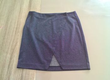 Jupe United Colors of Benetton femme taille 40 gris à pois blancs – Très bon état