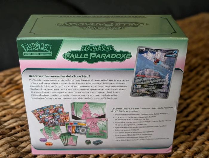 ETB Pokémon Coffret Dresseur d'élite Faille Paradoxe EV04 Fr - photo numéro 4