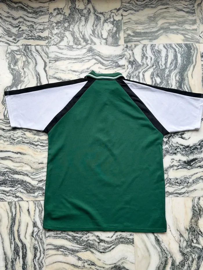 Polo half zip vert blanc et rouge taille XL - photo numéro 6