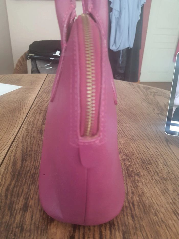 Jolie sac à main No Stress en cuir Violet - photo numéro 6