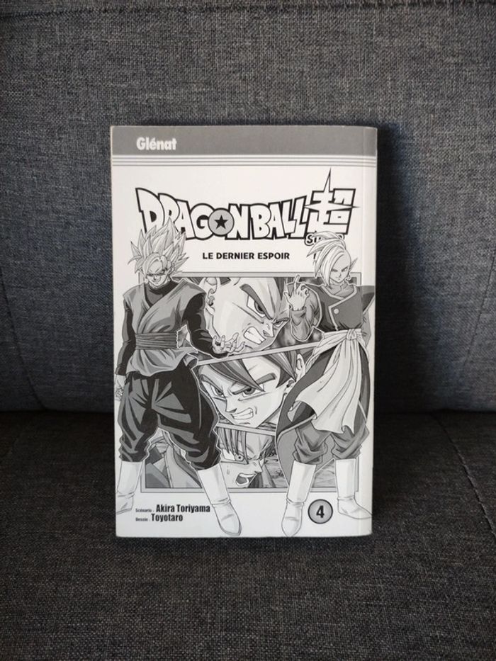 Livre Manga Dragon ball Z super 4 le dernier espoir