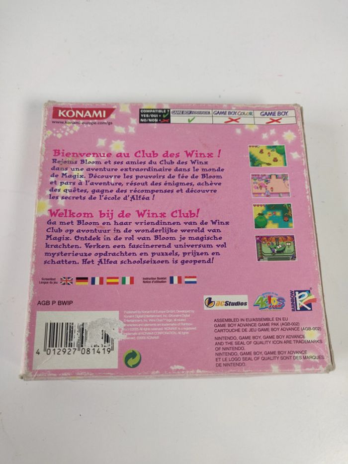 Winx Club - Nintendo GameBoy Game Boy Advance Complet - photo numéro 2