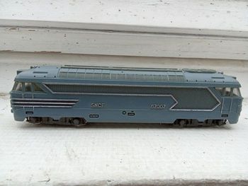 Locomotive diesel fobbi BB 67007 sncf bleu/ gris