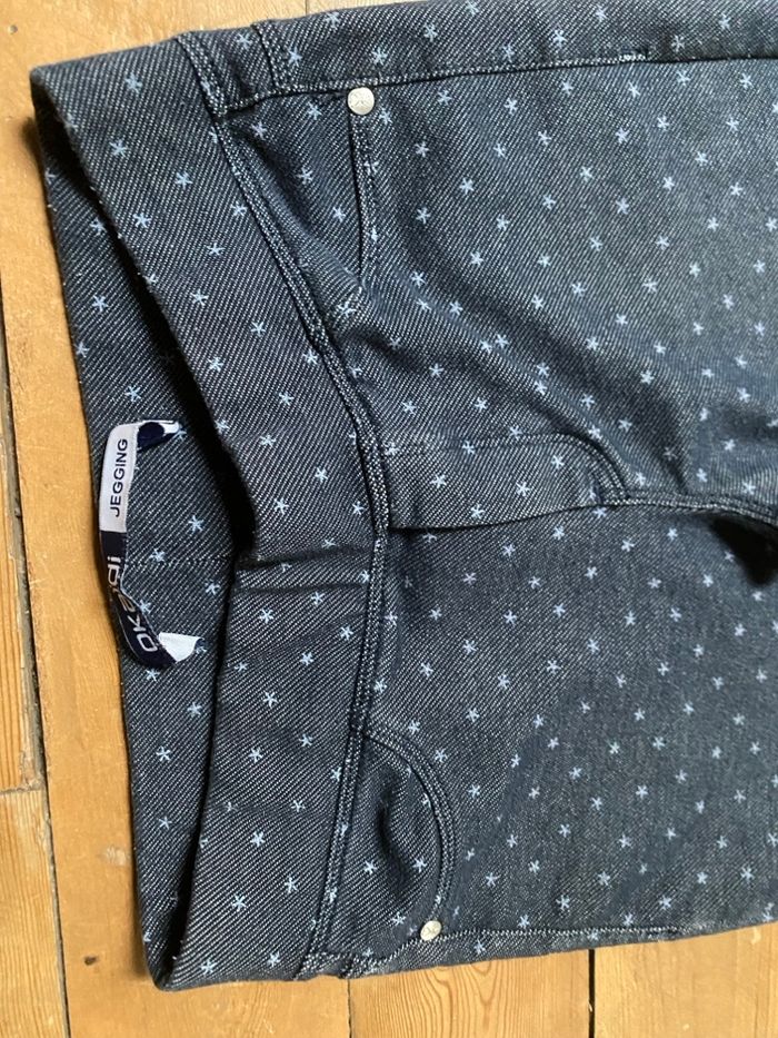 Jegging bleu à étoiles 9 ans Okaidi - photo numéro 6