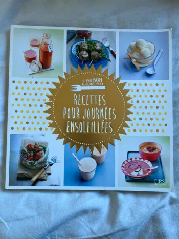 Livre Cuisine : Recettes pour journées ensoleillées