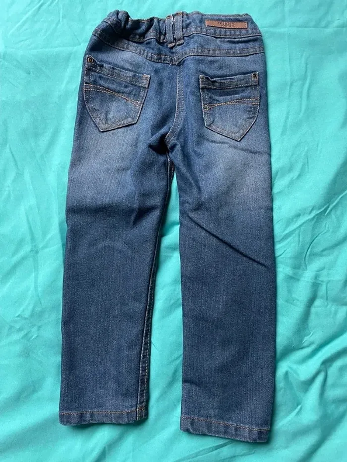 Jean Tape à l'œil - 98 cm / 3 ans - Décoré - Excellent état - photo numéro 7