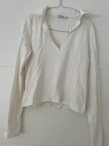 Haut col chemise stradivarius