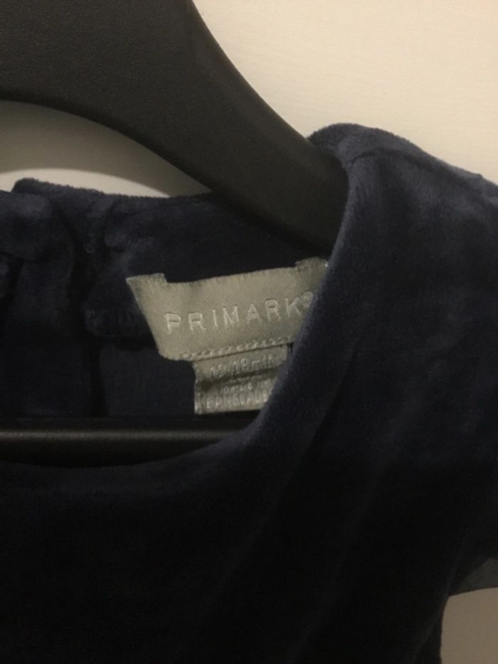 Robe velours bleue - photo numéro 2