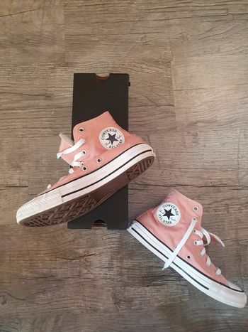 🌸 Baskets Converses montante rose P37.5 🌸