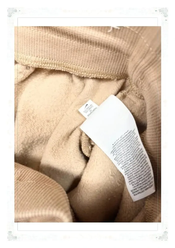 Nike jogging taille haute beige femme taille XS coton - photo numéro 7
