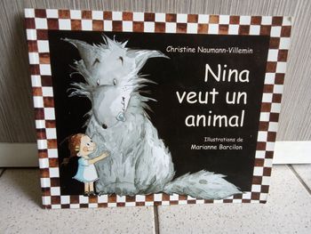 Livre roman histoire du soir,  Nina  veut un animal, école des loisirs