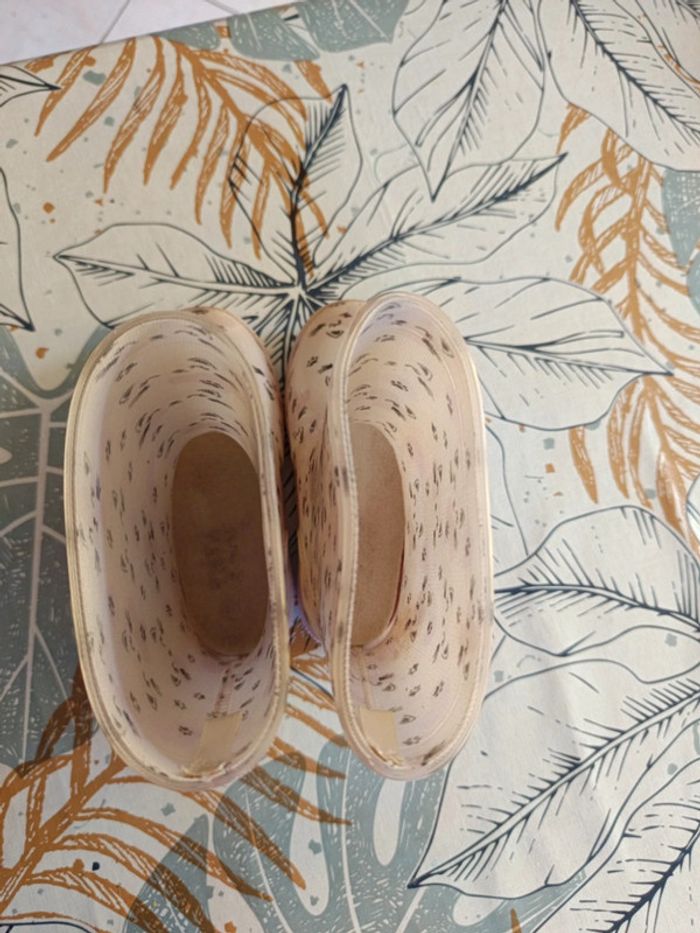 Bottes motif chat rose taille 24 - photo numéro 4