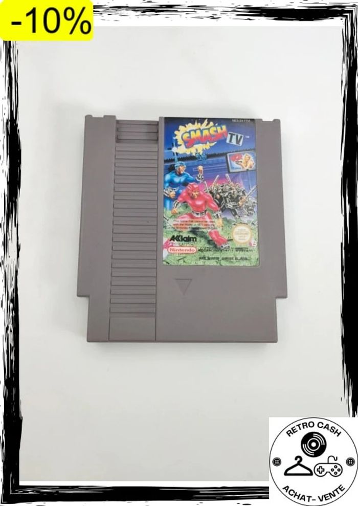 Jeu Nintendo NES Smash TV fra complet - photo numéro 2