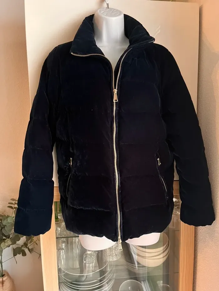 Manteau Massimo dutti marine avec fermeture double - photo numéro 2