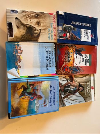 Lot de 6 livres jeunes