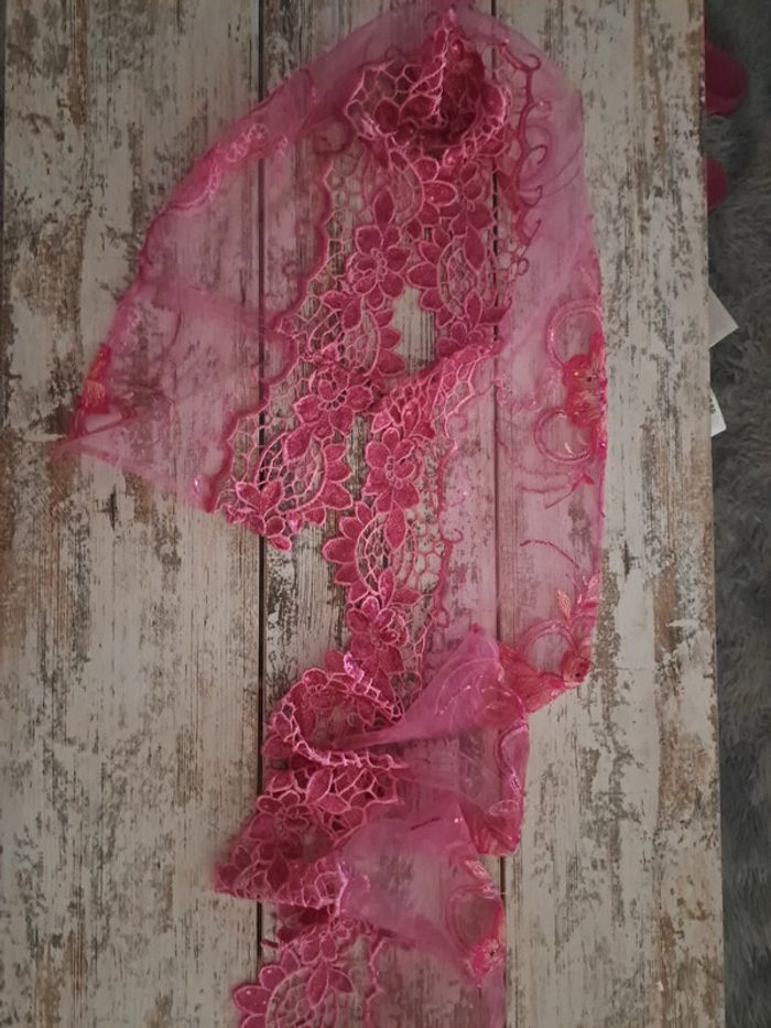 Ensemble orientale jupe longue haut et foulard dentelle et strass - photo numéro 9