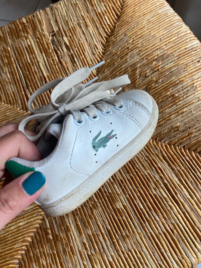 Basket blanche Lacoste - photo numéro 4