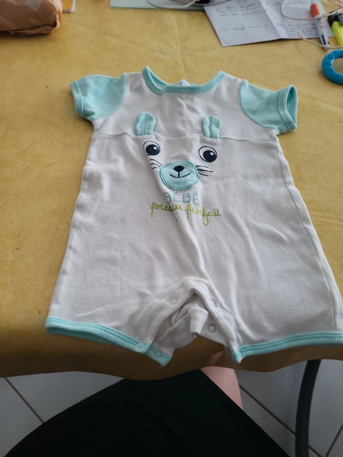 Combishort lapin
