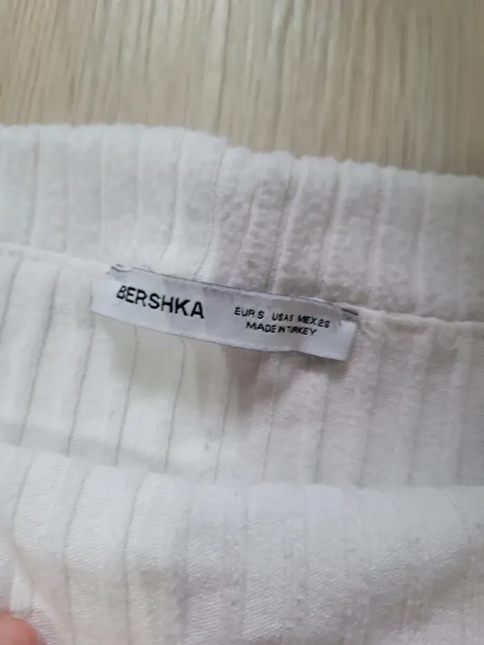 Haut épaules dénudées blanc bershka - photo numéro 3