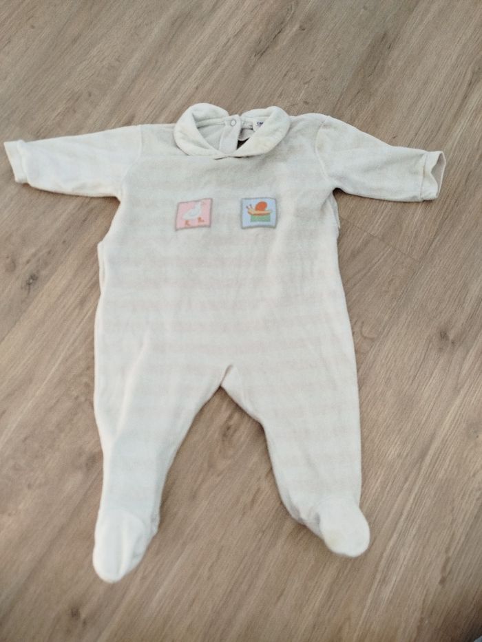 Pyjama camaïeu bébé 3 mois vintage