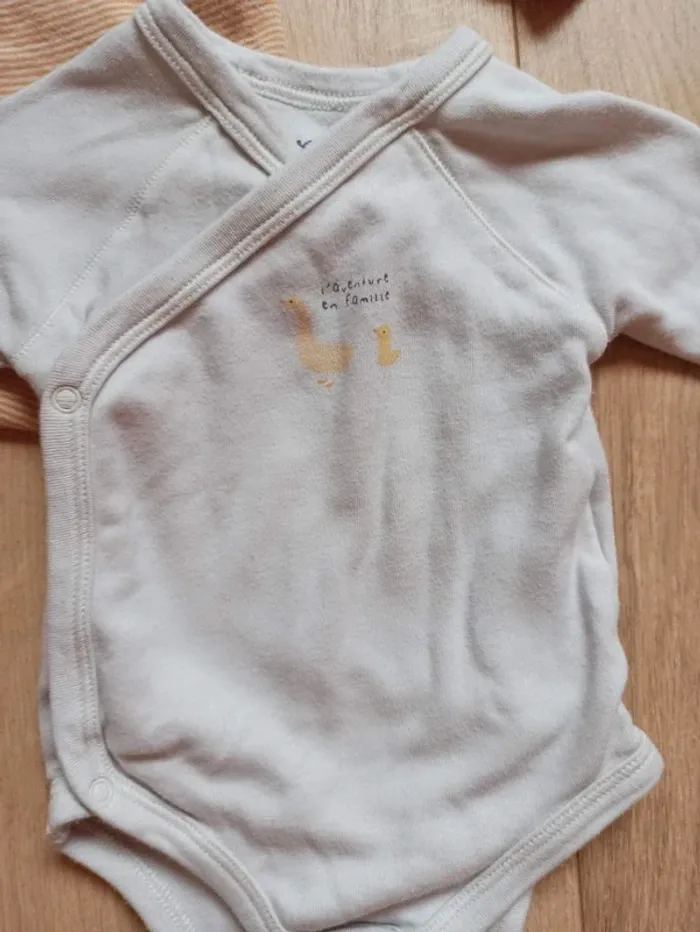 Lot de 2 bodies taille 3 mois - photo numéro 2