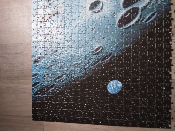 puzzle 1000 pièces tigre blanc fluorescent - photo numéro 4