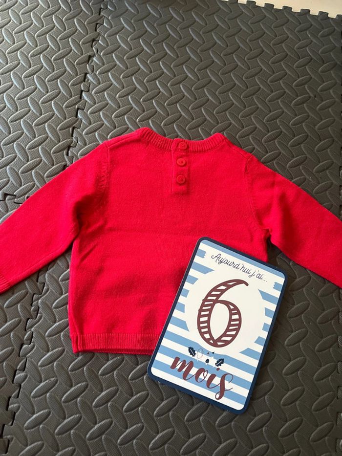 Pull hiver/noël rennes Kiabi 6M - photo numéro 3