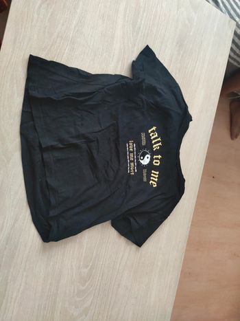 Haut court noir talk to me Jennyfer xxs 12 ans