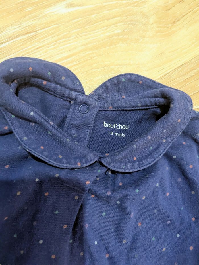 Lot 1 t-shirt, 1 pull et 1 pantalon 18 mois bebe fille - photo numéro 5