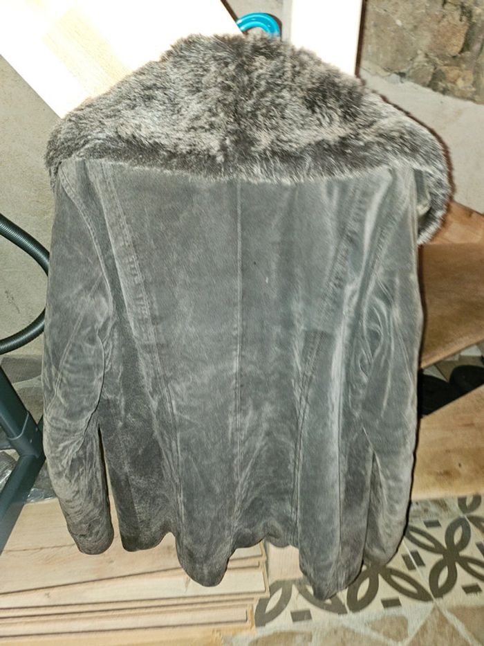 Veste en croûte de cuir M - photo numéro 4