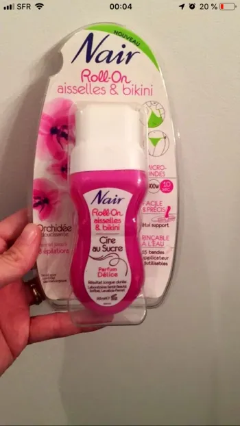 Nair roll on aisselles et bikini