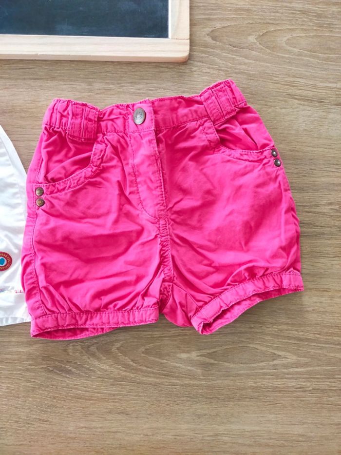 Shorts fille taille 9mois - photo numéro 2