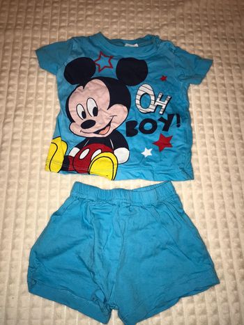 ensemble Disney: short-t-shirt Mickey