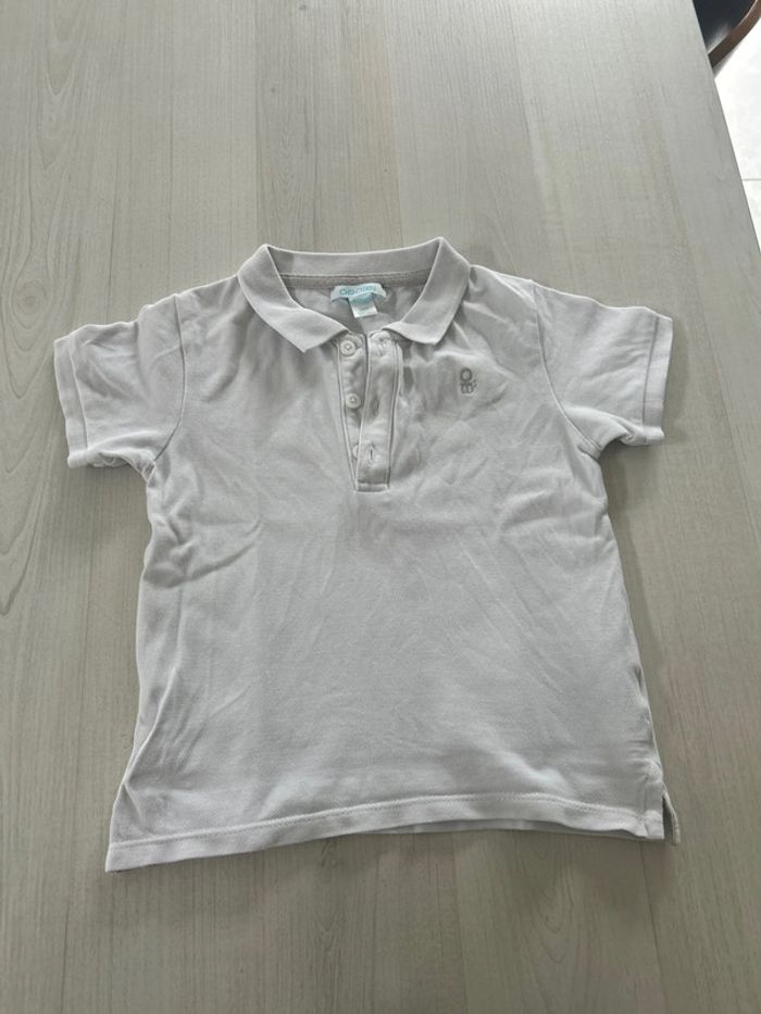 Polo blanc 3 ans